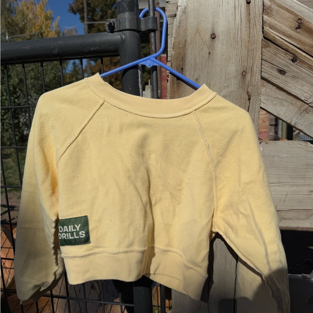 Daily Drills Butter Yellow Sweat Set